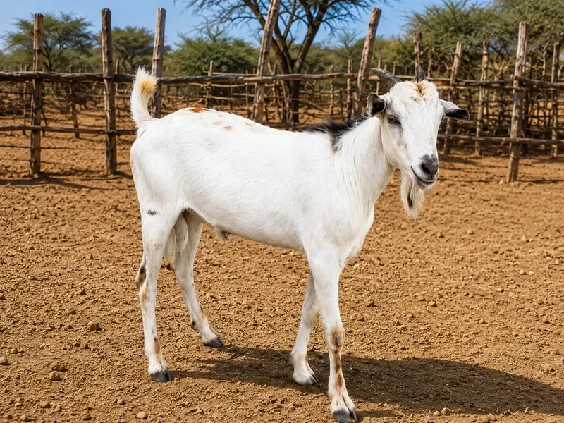 التيس البربري الصومالي ذو اللحية - Somali Barbari Goat with Beard