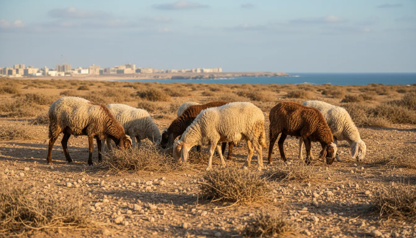 خروف عدني يمني - Yemeni Adeni Sheep
