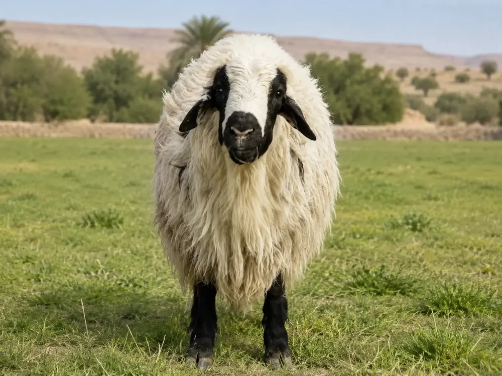الغنم المأربي (المعروف محلياً بالنجدي) - Marebi Sheep (Locally Called Najdi)