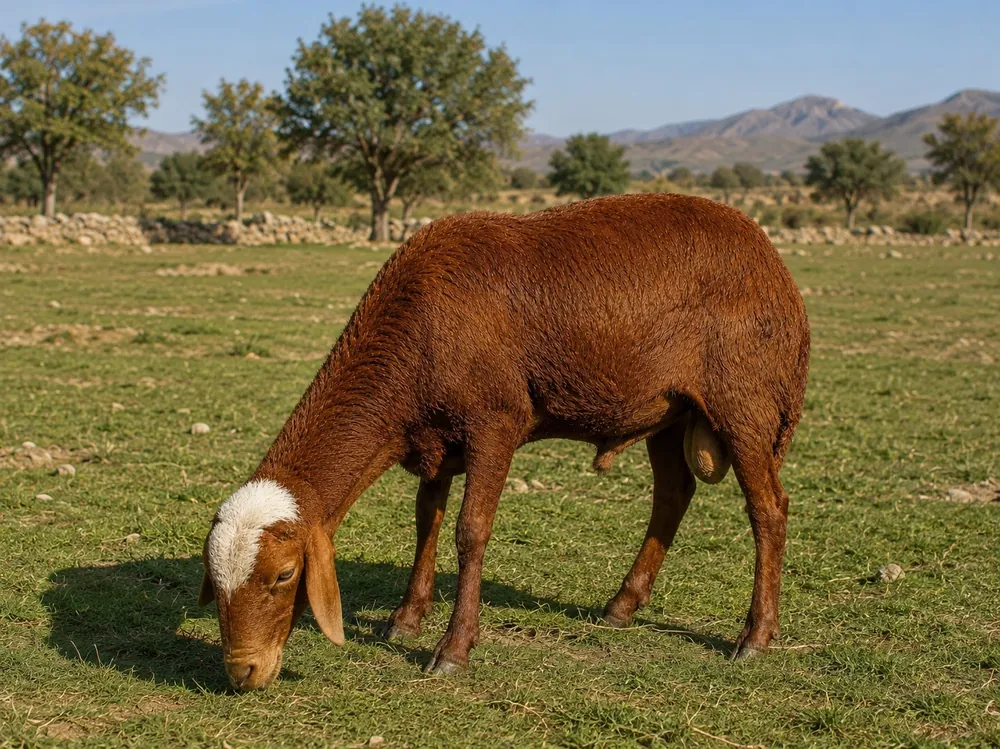 الغنم التعزي الأحمر (الجنادي) - Taizi Red (Al-Janadi) Sheep