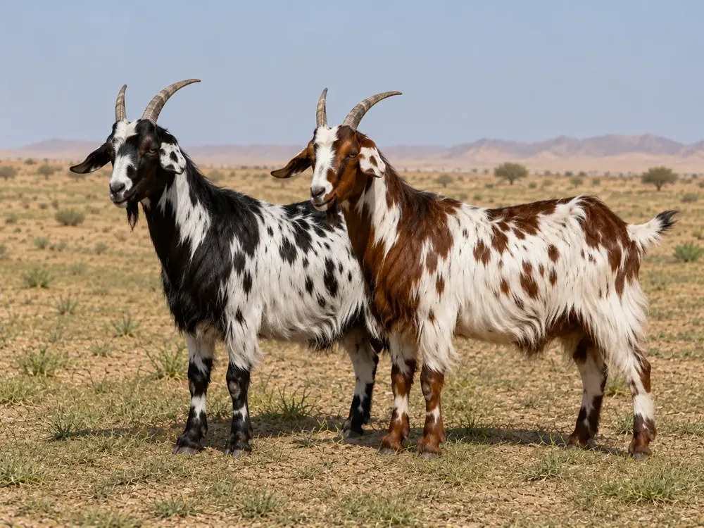 ماعز ثمود الأسود والأحمر - Thamud Black and Red Goat