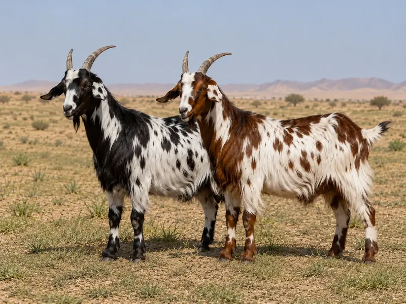 ماعز ثمود الأسود والأحمر - Thamud Black and Red Goat